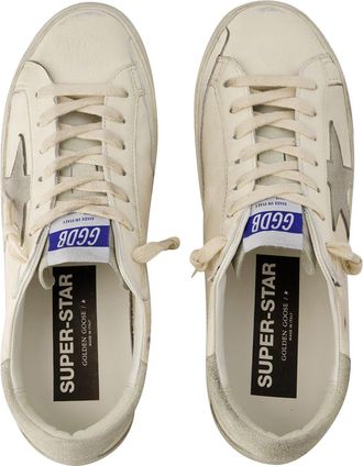 Golden Goose Super Star Sneakers - Golden Goose Deluxe Brand - Leather - White