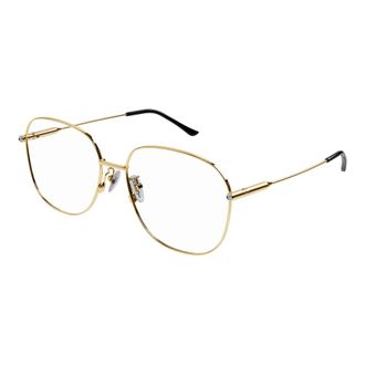 Gucci GG Logo Zonnebril - Dames - Brillen - Geel - 59 MM - Accessoires