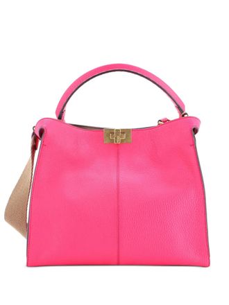 Fendi Peekaboo X-Lite Bag Leather Medium shoulder bag - Roze