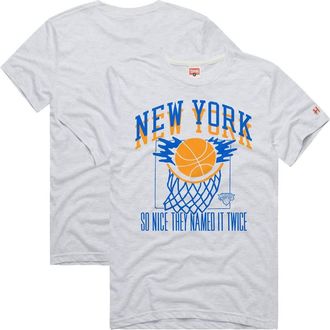 Homage Unisex Homage Ash New York Knicks Hometown Edition Tri-Blend T-Shirt at Nordstrom, Size X-Large