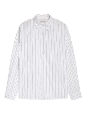 Dries Van Noten White Striped Shirt