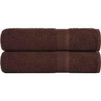 OEM Toallas De Ba&ntilde;o Frogn, Juego De 2, Marrones, 100 X 150 Cm, 360 G/m&sup2; - Crezuo