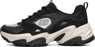Skechers (WMNS) Skechers Stamina V2 Low-Top Sneakers Black 896011-BLK