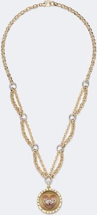 Foundrae Collar con colgante Forever A Pair de oro de 18 ct con diamantes