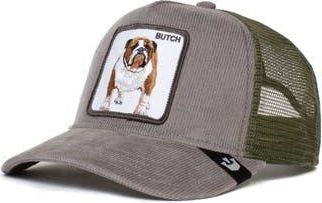 Goorin Brothers Wulbul Dog Patch Corduroy Trucker Hat in White at Nordstrom Rack