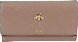 Gucci Pre-owned Wallets, female, Beige, Size: ONE SIZE Pre-owned Animalier Long Wallet