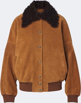 Plan C Suede blouson jacket
