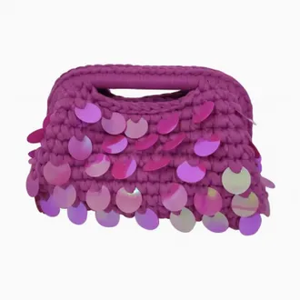 Gemelli Womens Tropez Handbag In Magenta