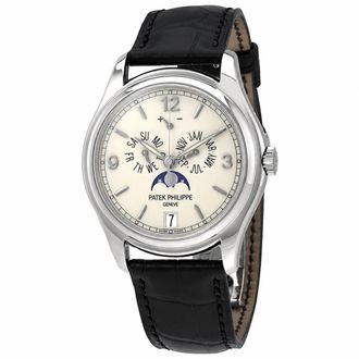 Patek Philippe Pre-owned Patek Philippe Complications Automatic Moon Phase Mens Watch 5146G-001