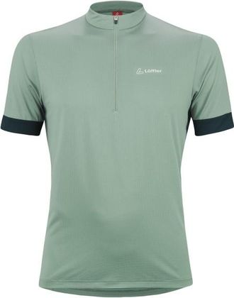 LOEFFLER Bike Shirt Half-Zip Pukka Velotrikot f&uuml;r Herren | t&uuml;rkis