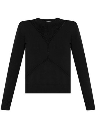 Jil Sander woolen sweater - Black