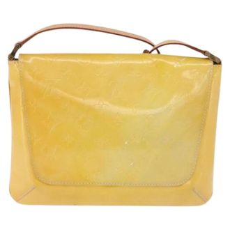 Louis Vuitton Pre-owned Vintage Schoudertas - Dames - Pre-owned - Geel - Maat: ONE Size Leer