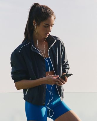 Vuori Clothing Eaton Fitness Jacket | Ocean Blue | XS, Size Extra Small