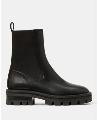 Kate Spade New York Womens Piper Chelsea Boot - Black Calf Leather - Size UK 8.5