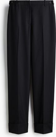 H&M Tailored wool-blend trousers - Schwarz