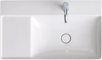 Duravit Duravit - Lavabo Durasquare Para Muebles, 80x47cm, Sin Agujero Para
