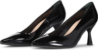 AGL Martini Hak Leren Pumps - Dames - Pumps - Zwart - 40 EU - Schoenen
