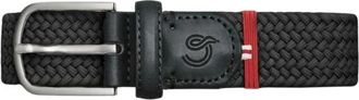 La Boucle London Belt - Heren - Riemen - Zwart - 115 CM - Katoen - Accessoires