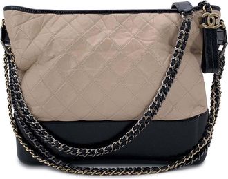 Chanel Brown Leather Gabrielle Shoulder Bag (Authentic Pre-Loved)