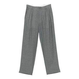 Magliano Wide Trousers, male, Gray, Size: M Wide Pleated Trousers