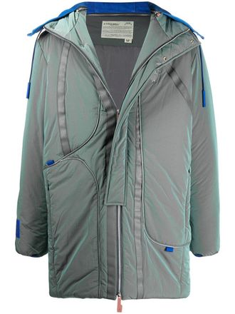 A-Cold-Wall* iridescent padded coat - Green
