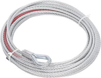 OEM Cable De Cabrestante De 4500 Libras, Cuerda De Acero Inoxidable, 5,5 Mm De Di&aacute;metro, 10 M De Longitud Para Remolque Con Cabrestante