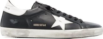Golden Goose Super Star Leather Upper Shiny Leather Star And Heel