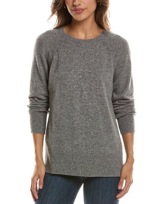Fort&eacute; Cashmere Easy Crewneck 100% Cashmere Sweater