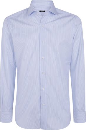 Barba Shirt Classic Stripes I1u13p0157073.U.02 Light Blue