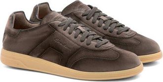 Santoni Oly Cube Sneaker in Brown at Nordstrom, Size 10.5