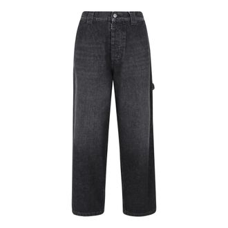 Maison Margiela Jeans, Dames, Zwart, W28, Denim, 5 Pocket Pants