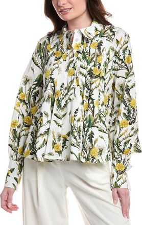 Oscar De La Renta Dandelions Poplin Shirt