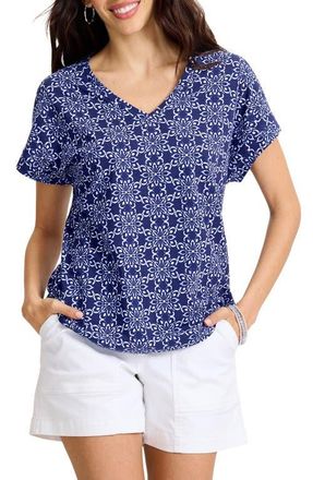 Tommy Bahama Kauai Coastal Tiles Top in Coastline at Nordstrom, Size X-Large