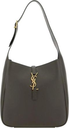 Saint Laurent Monogram Schoudertas - Dames - Schoudertassen - Groen - ONE Size - Leer - Tassen