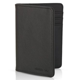 Members Only Passport Holder, Bifold Wallet with Secure Card Slots in Black at Nordstrom