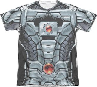 Gildan Justice League of America Cyborg Adult Poly/Cotton Short Sleeve Tee / T-Shirt