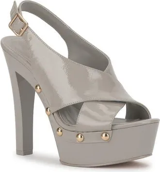 Jessica Simpson Caulira Platform Sandal in Light Cloud at Nordstrom, Size 8.5