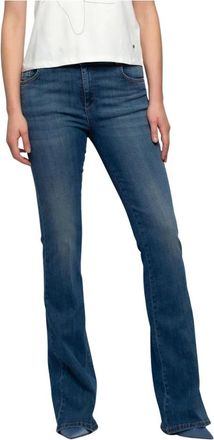 Kocca High-waisted Flare Jeans - Dames - Bootcut Jeans - Blauw - W30 - Katoen - Jeans