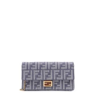 Fendi Wallet On Chain Baguette Shoulder Bag