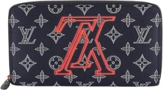 Louis Vuitton Pre-owned Wallets, female, Blue, Size: ONE SIZE Pre-owned Canvas Wallet