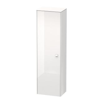 Duravit Gabinete Alto Duravit Brioso 177,0x52,0x36,0 Cm, 1 Puerta, Bisagra Derecha, 1 Estante De Madera, 3 Estantes De Vidrio, Color (frente/cuerpo): Azul Cla