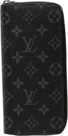 Louis Vuitton Pre-owned Wallets, female, Black, Size: ONE SIZE Pre-owned Canvas Wallet