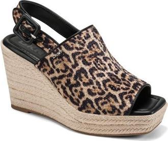 DKNY Coralyn Slingback Wege Sandal in Natural at Nordstrom, Size 9.5