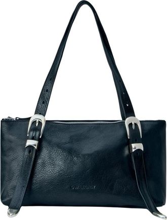 Our Legacy 2 cm Riem Schoudertas - Dames - Schoudertassen - Zwart - ONE Size - Leer - Tassen
