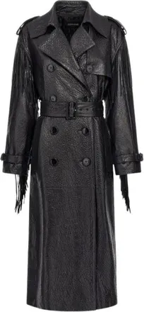 Roberto Cavalli Mujer, Abrigos, Negro, Talla: XS