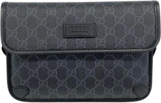 Gucci Pre-owned Belt Bags, male, Black, Size: ONE SIZE Pre-owned Fanny pack