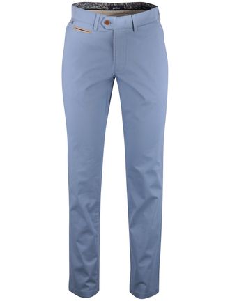 Gardeur pantalon flatfront lichtblauw katoen normale fit