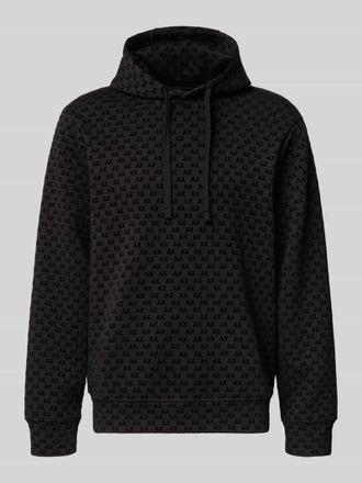 A|X Armani Exchange Regular Fit Hoodie aus Baumwoll-Mix in Black, Gr&ouml;&szlig;e XXL