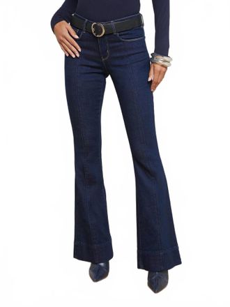 L'agence Womens Lenora Seamed Flare Jean In Koval
