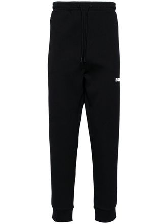 BOSS logo-print track pants - Blue